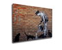 Wallity Lienzo Decorativo Banksy WY50 (50 x 70 cm)